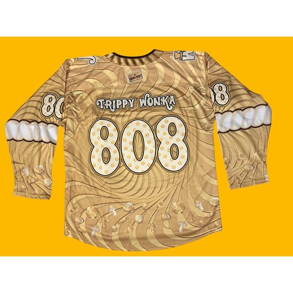 Hockey Jersey | Willy Wonka “Trippy Wonka” Elev808 | Golden Ticket 808 Exclusive - Picture 6 of 6